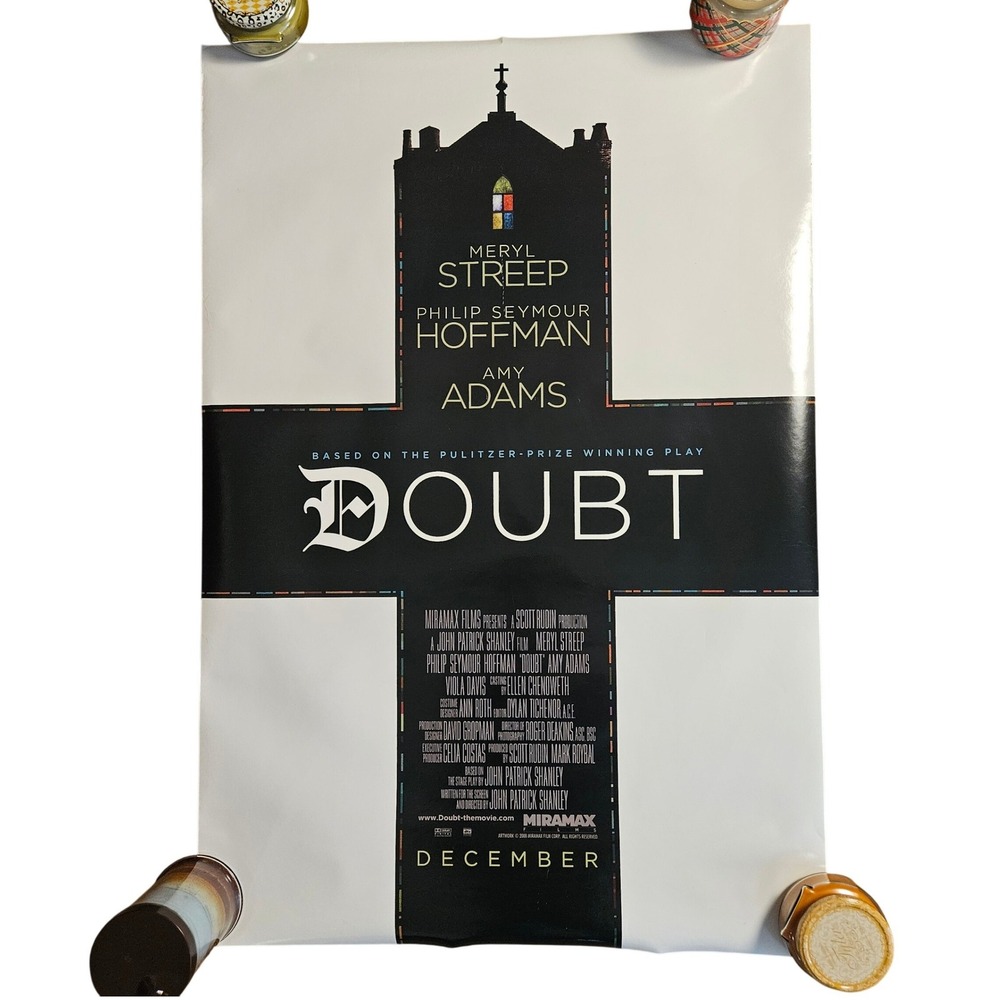 Doubt 2008 Original Movie Poster 27x40 Meryl Streep Philip Seymour‎ Hoffman D/S